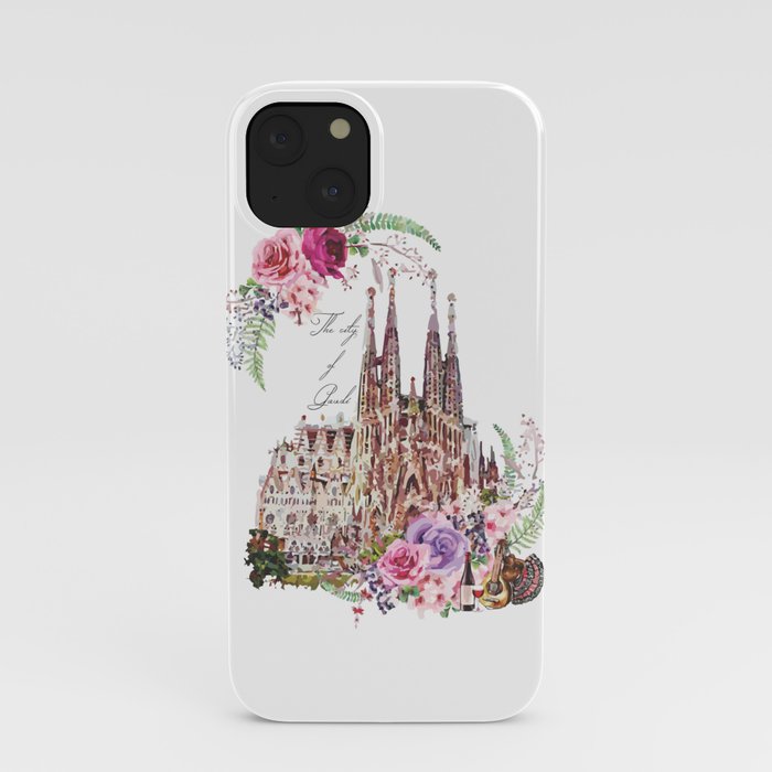 Barcelona Spain La Sagrada Familia Vintage Iphone Case By Arti Frag Society6