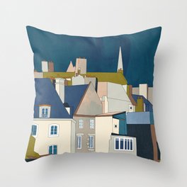 Saint Malo 2 Throw Pillow