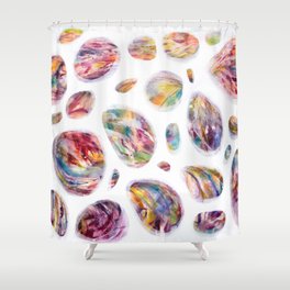 'No clear view 10' Shower Curtain