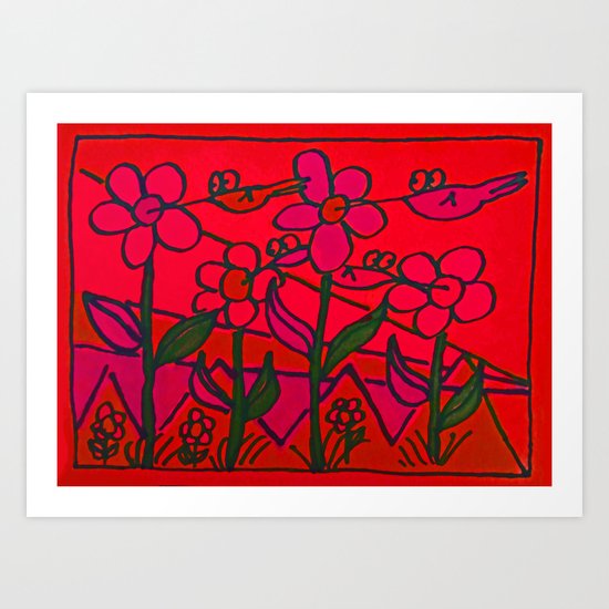 Hummingbird Divine Art Print