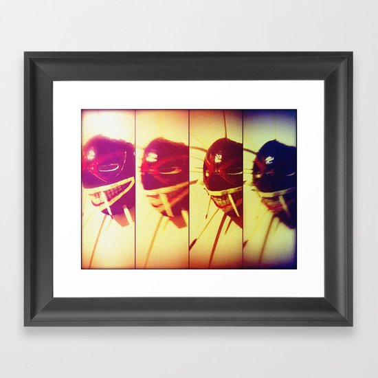 mask Framed Art Print