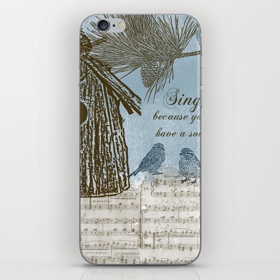 Bird Song iPhone & iPod Skin