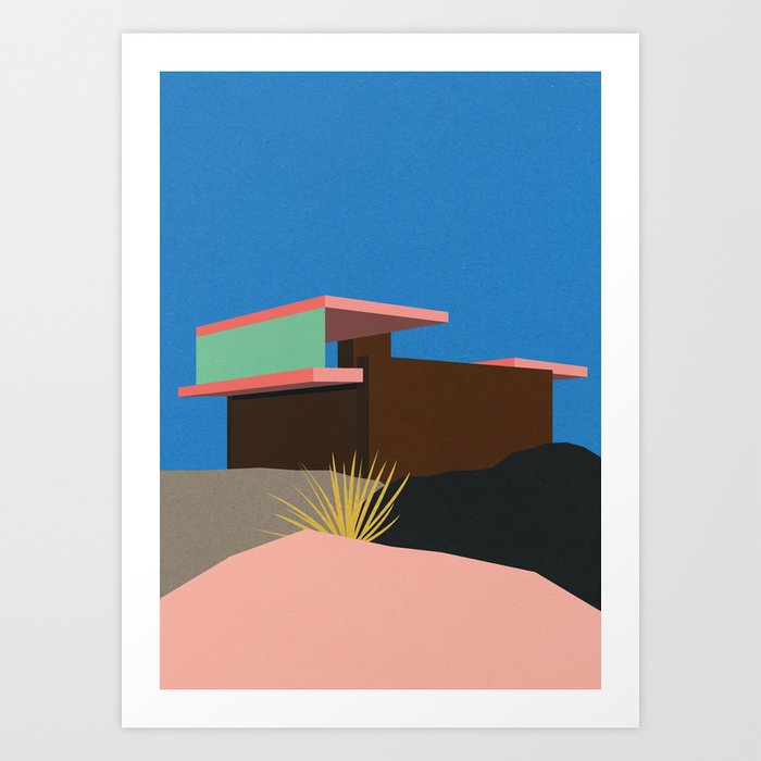 Kaufmann Desert House Palm Springs Art Print