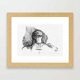 Warbot Sketch #037 Framed Art Print