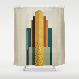 Art Deco Shower Curtain