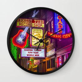 Music City Wall Clock