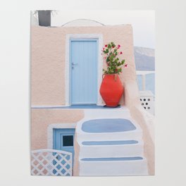 Dreamy Santorini Oia #3 #wall #art #society6 Poster