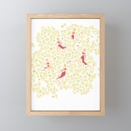 Red Wine & Popcorn Framed Mini Art Print