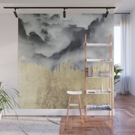 Black Watercolor Wall Murals For Any Decor Style Society6