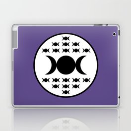 Triple Goddess Full Moon - on Ultra Violet Laptop & iPad Skin