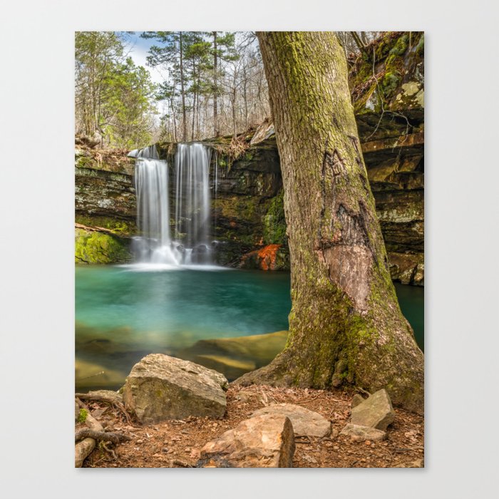 Waterfall Dreams In Devils Canyon Arkansas Canvas Print