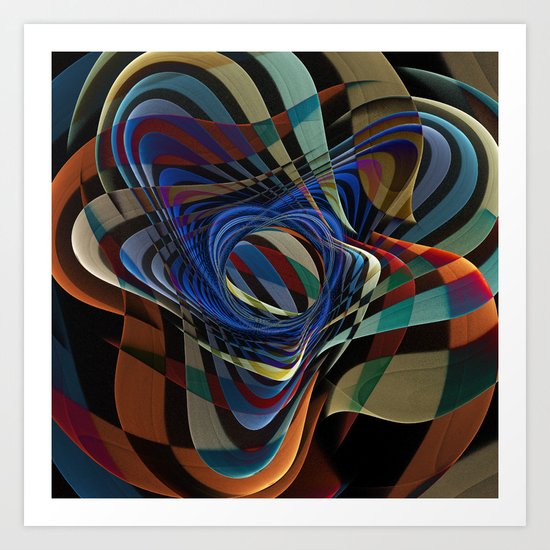 Twist Art Print