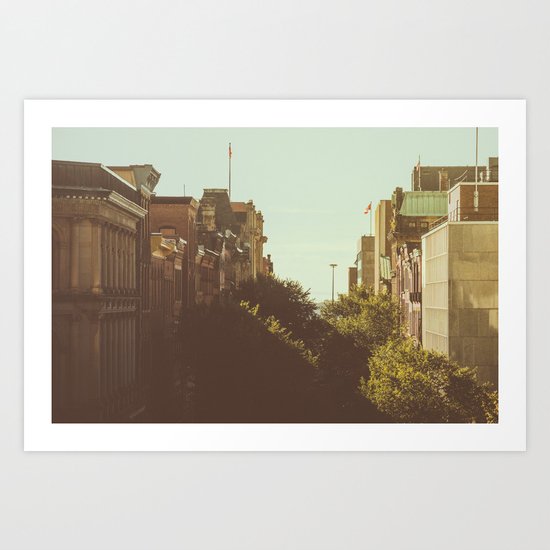 Fall on Prince William Art Print