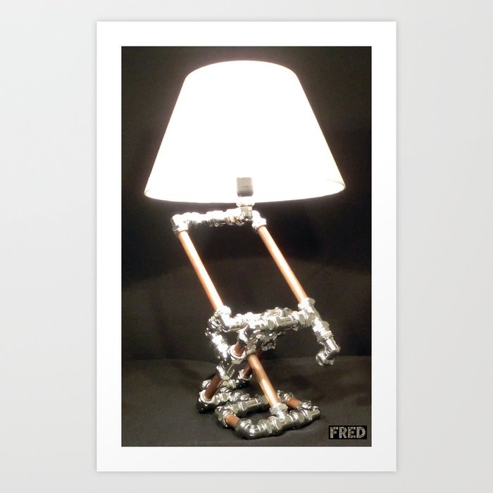 Articulated Desk Lamps Copper And Chrome Collection Fredpereirastudios Page 02 Art Print By Fredpereira