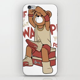 if you aint swappin you aint poppin iPhone Skin