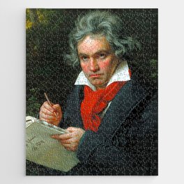 Karl Joseph Stieler Portrait of Ludwig van Beethoven Jigsaw Puzzle