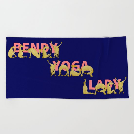 Yoga Pony Beach Towel