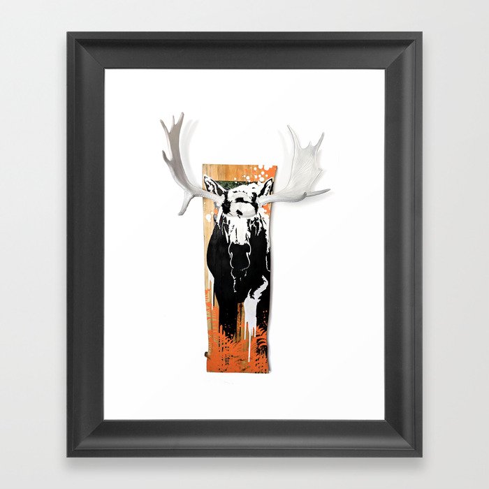 King pin Framed Art Print