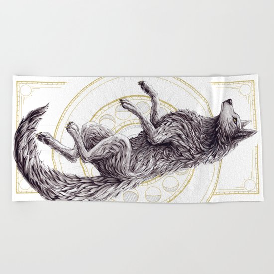 Shades of the moon Beach Towel