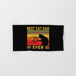 Best Cat Dad Ever Hand & Bath Towel
