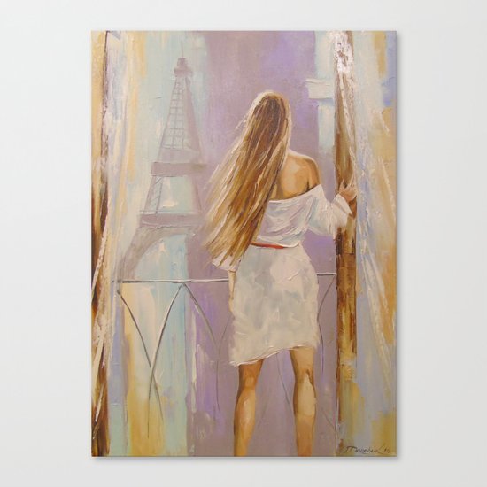 Parisian Canvas Print