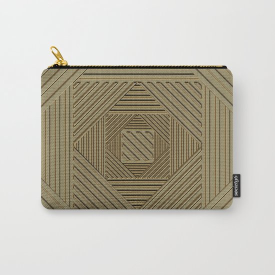 Golden Maze Carry-All Pouch