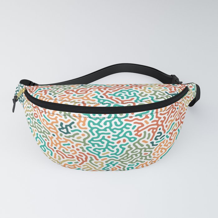 Colorful Pattern 1 - Blue, Red, Orange Fanny Pack