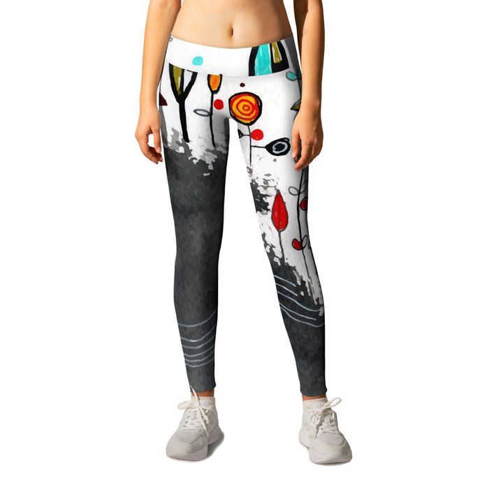 White deals stuff leggings