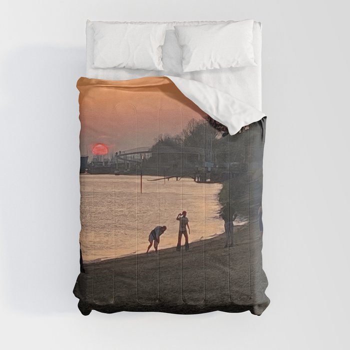 Beach Sunset  Comforter