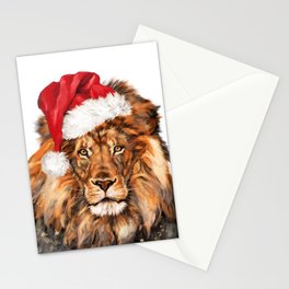 Christmas Lion Stationery Card