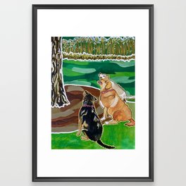 Squirrel-Powered I Framed Art Print