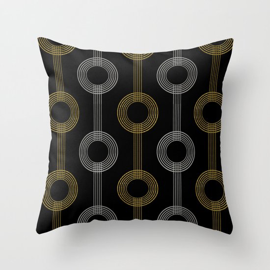 GUITAR IN ABSTRACT GS (art deco) Throw Pillow