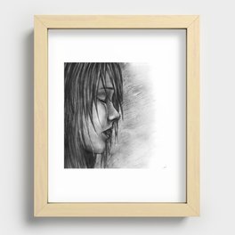 Never Let Them See You Cry Recessed Framed Print
