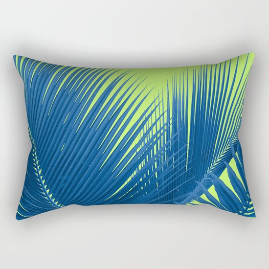 Let's Go Lime Rectangular Pillow
