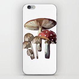 Mushroom Trio iPhone Skin