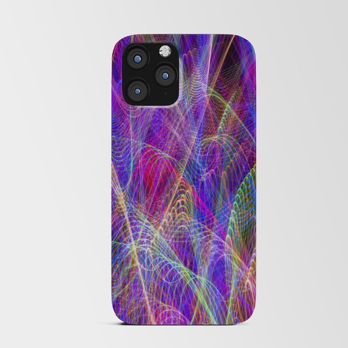 Colorful Neon Lights iPhone Card Case