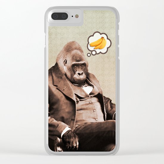 Gorilla My Dreams Clear iPhone Case