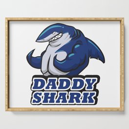 Daddy shark Serving Tray