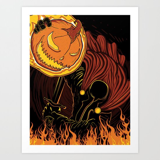 Who's Headless Now? Art Print