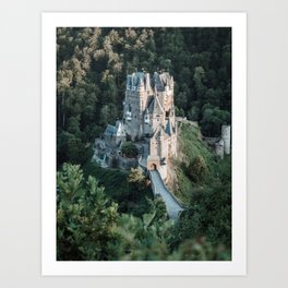 Fairytale Medieval Burg Eltz Castle Germany Art Print