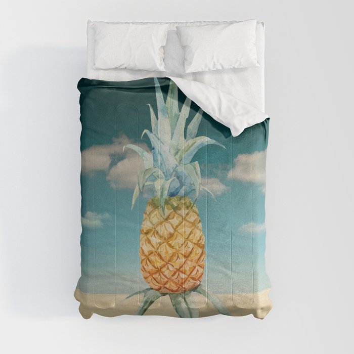 surreal Colorfulness pineapple  Comforter