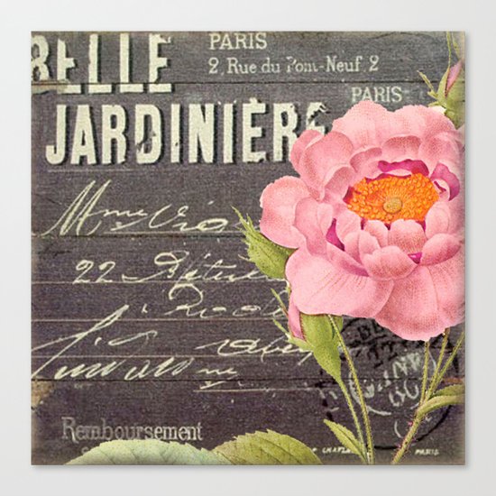 Vintage Flowers #5 Canvas Print
