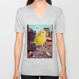 Canary in the City V Neck T Shirt
