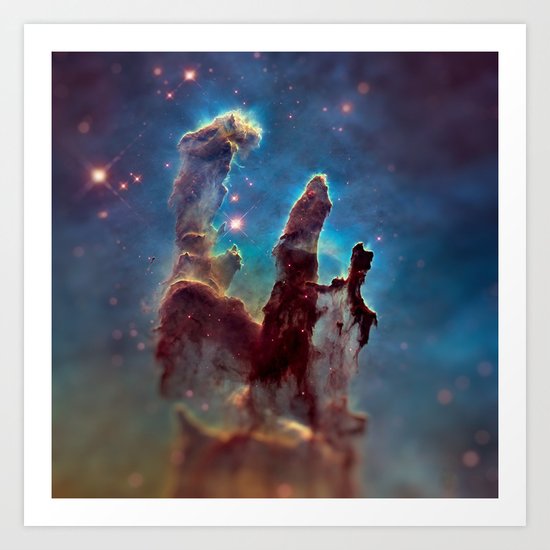 Pillars of Creation Art Print
