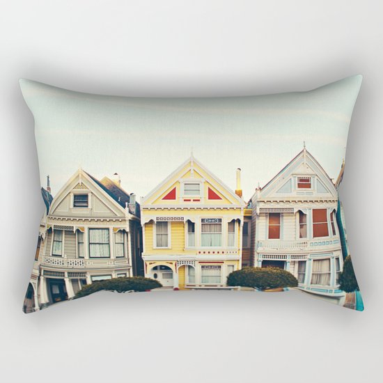 Painted Ladies Rectangular Pillow