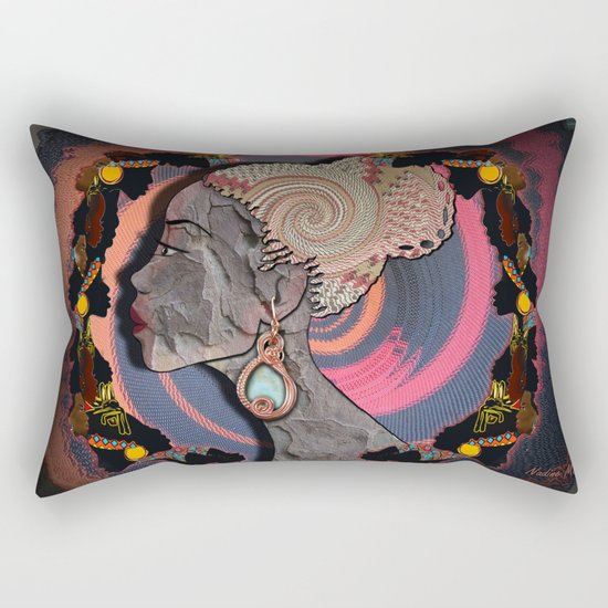 Vibrant Africa Rectangular Pillow