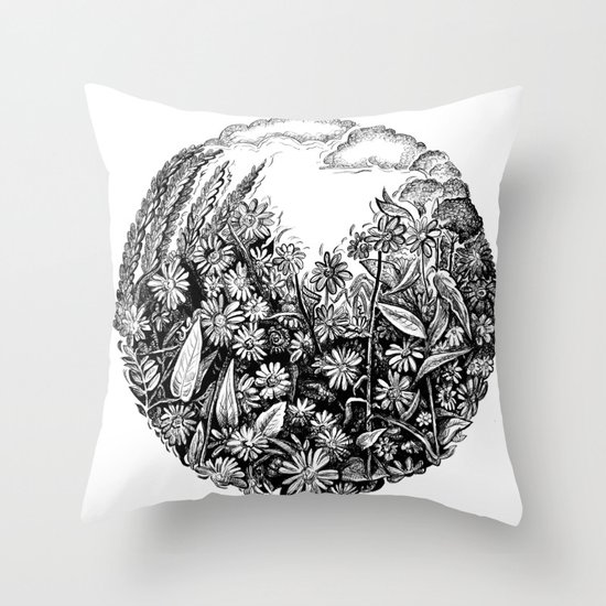 Wood Throw Pillow
