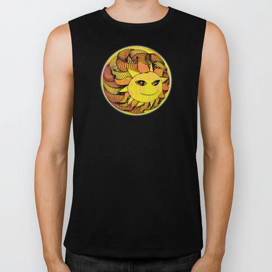 She plays with the sun / PRINCESS 23-07-16 Biker Tank