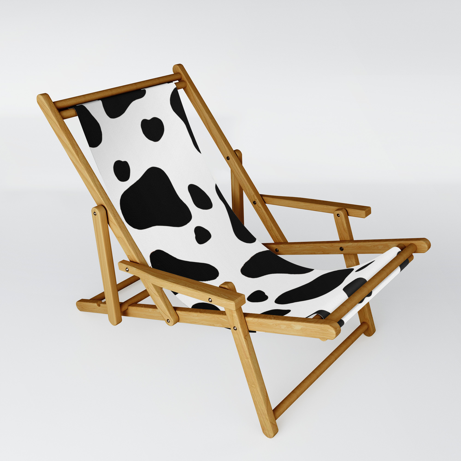 Cow Hide Sling Chair By Thewellingtonboot Society6