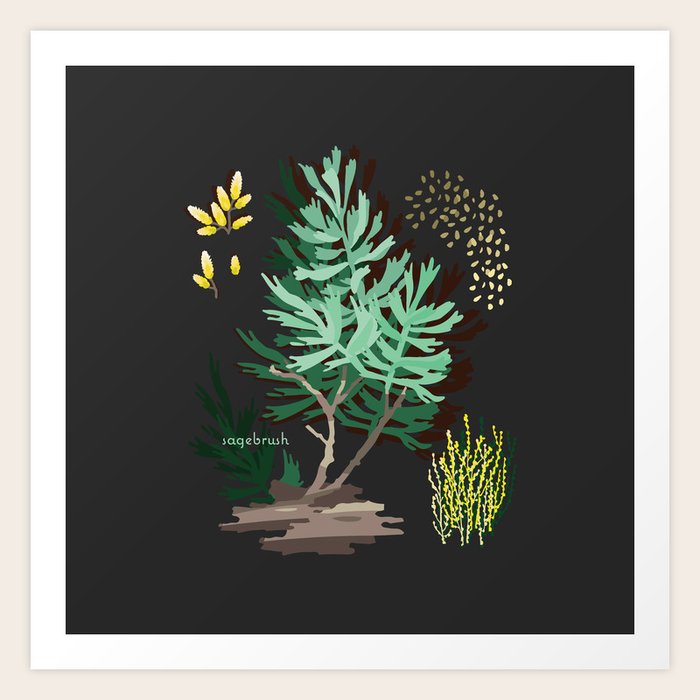 SAGEBRUSH Art Print by holli zollinger Society6